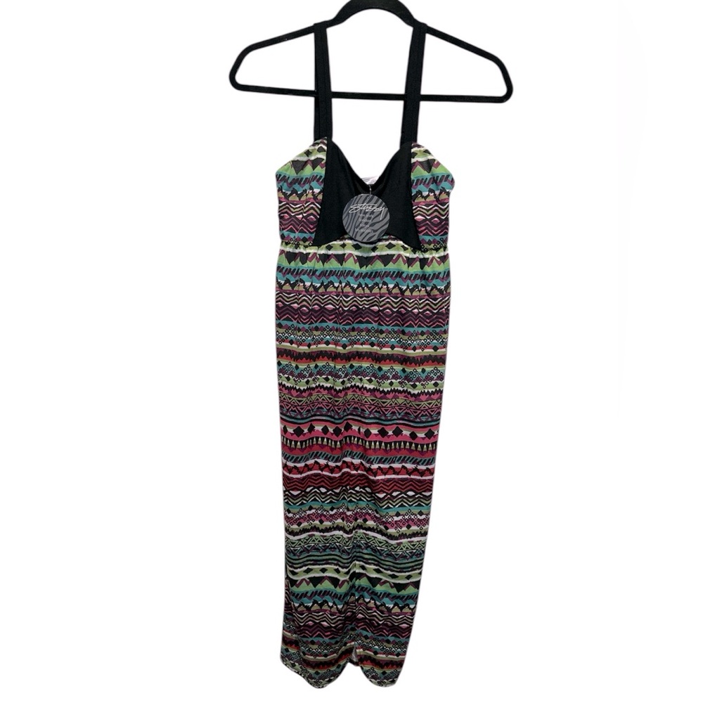 Colorful Patterned Maxi Dress by Stussy